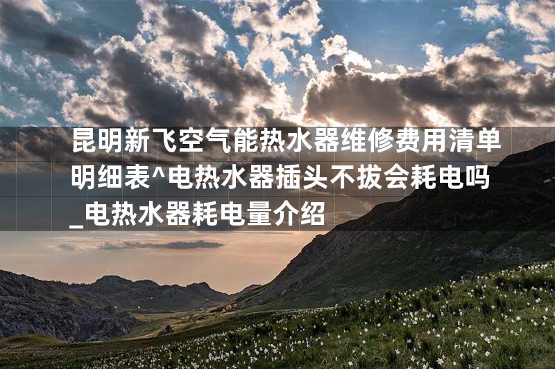 昆明新飞空气能热水器维修费用清单明细表^电热水器插头不拔会耗电吗_电热水器耗电量介绍
